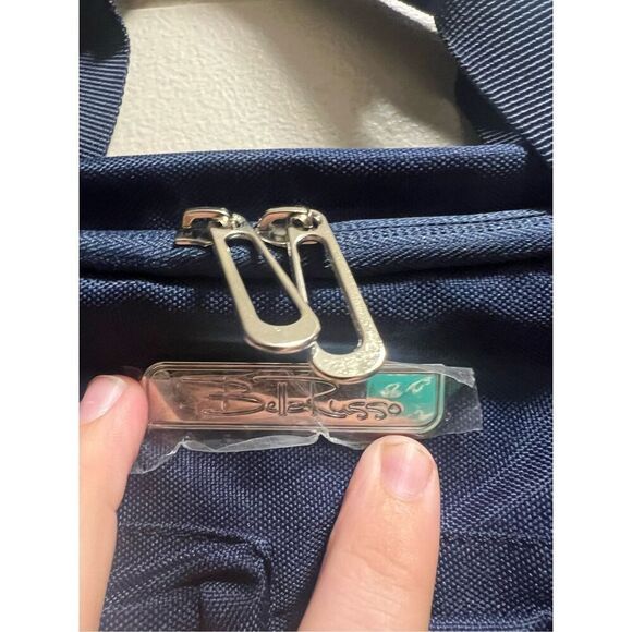 Bella Russo 17” Navy Laptop Bag NEW NO TAGS - Picture 5 of 15